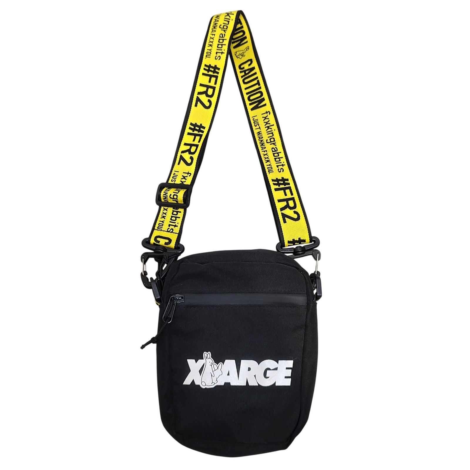 FR2 エフアールツー × XLARGE ロゴプリント ショルダー バッグ F