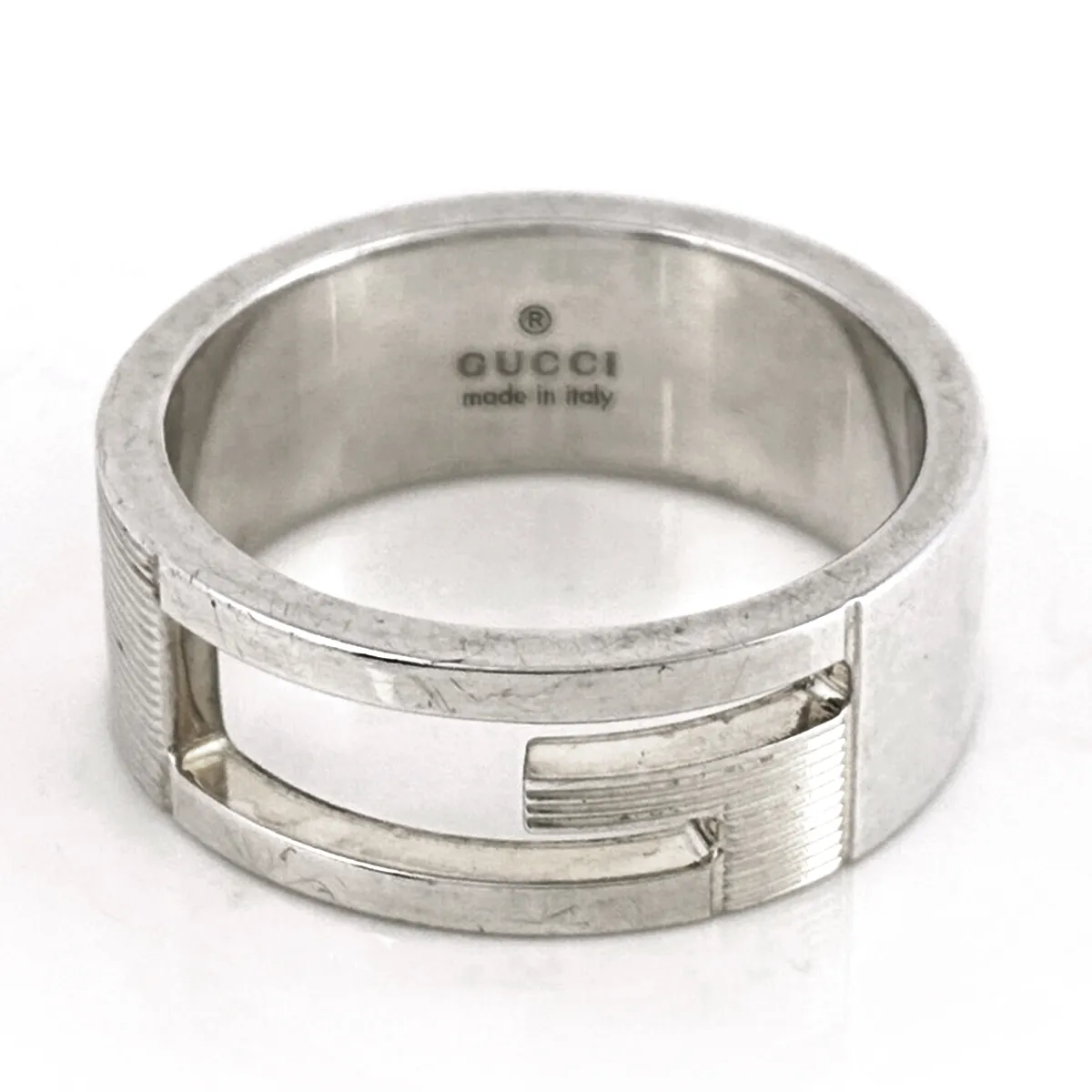 グッチ GUCCI リング ブランデットG 指輪 18号 シルバー925 シルバー