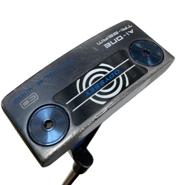 【中古】 オデッセイ Ai-ONE TRI-BEAM DOUBLE WIDE CS 34インチ パター PT STROKE LAB 90 スチール (フレックスその他) メンズ 男性用 右利き 右用 Cランク ゴルフクラブ
