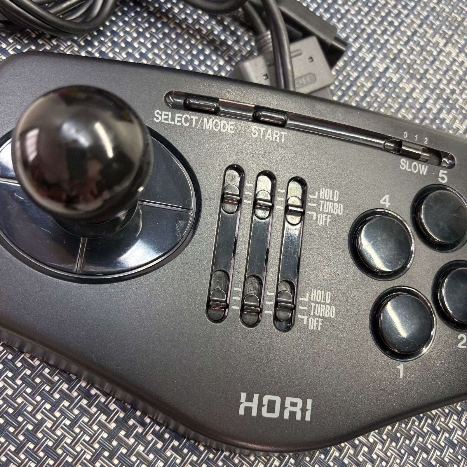 動作確認済】SFC HORI ファイティングスティックデュアル