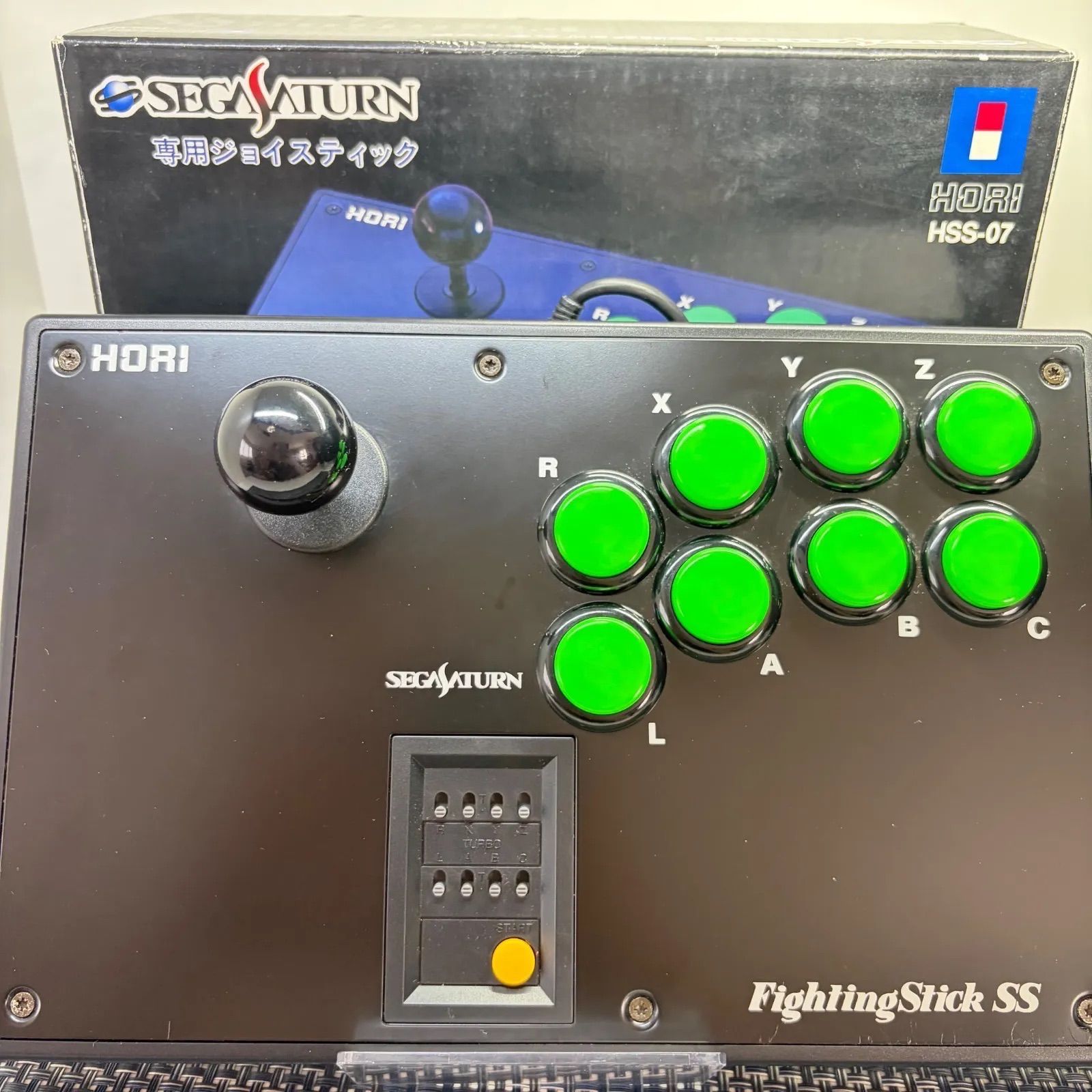 [Operation confirmed] SS HORI Fighting Stick SS Sega Saturn
