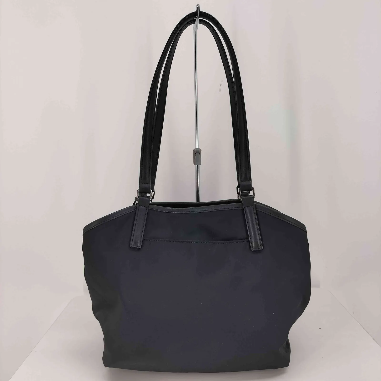 アニエスベー agnes b. プレートチャーム 2WAY ナイロン トートバッグ 