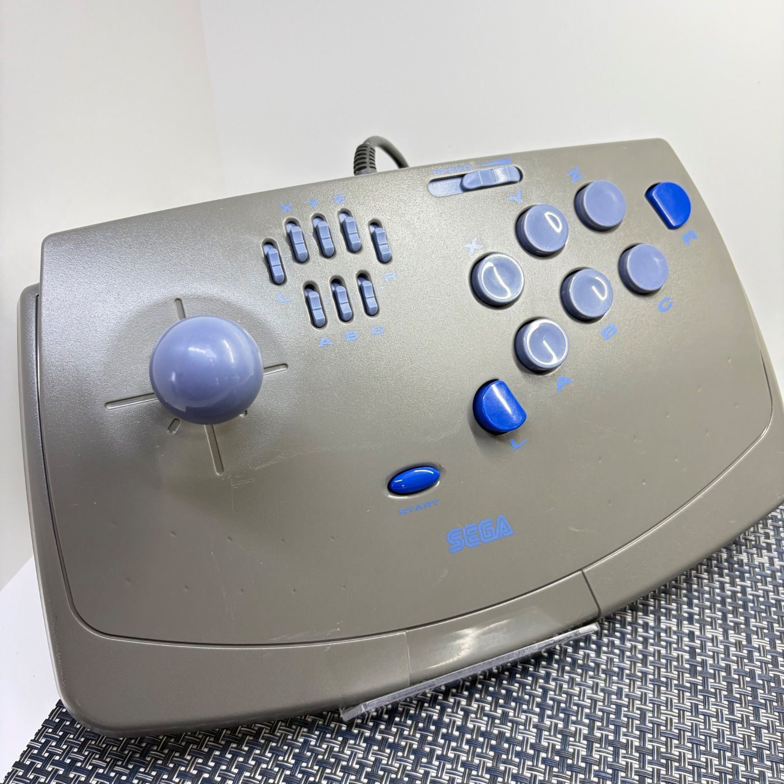 [Operation confirmed] SS SEGA arcade stick HSS-0104 Sega Saturn a