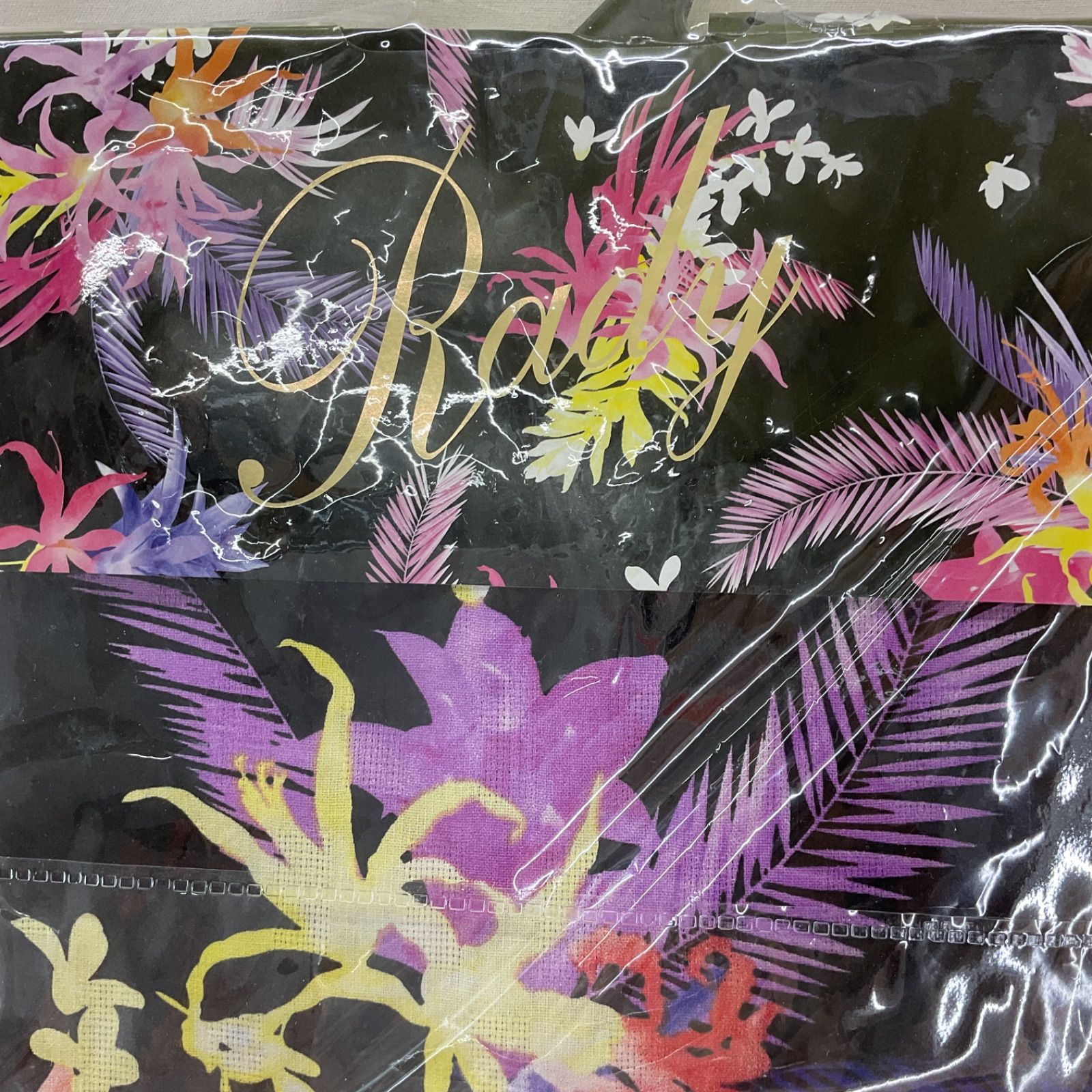 Rady 花柄 浴衣・帯セット Rady 浴衣 帯セット レディ ブラック 花柄 Fサイズ 【K0322-005】 245