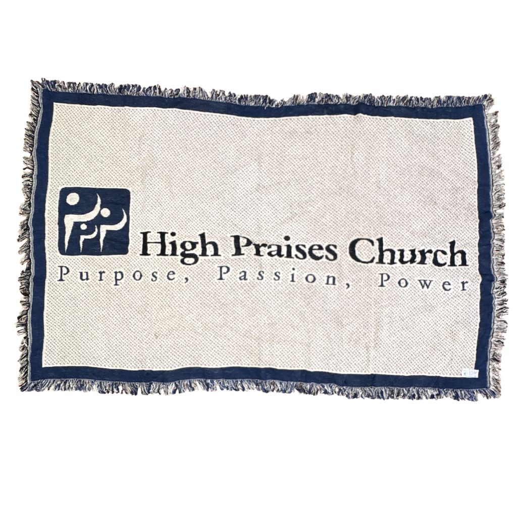 vintageラグ ブランケット マルチカバー タペストリー USA製 ハイプレイゼズ教会 宗教 Rug Blanket Church 3857