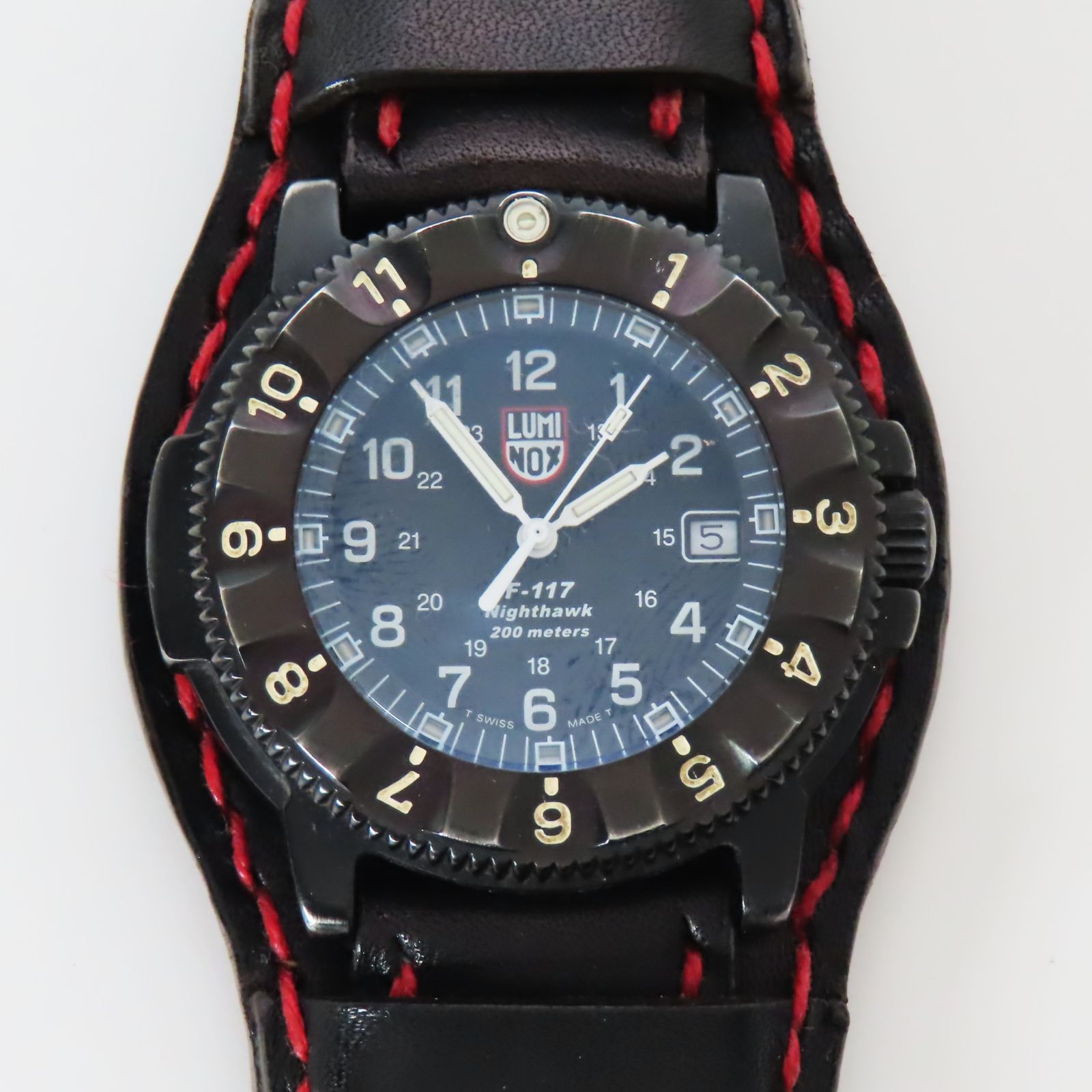 美品 稼働品 LUMINOX F-117 NIGHTHAWK 3400 SERIES ルミノックス