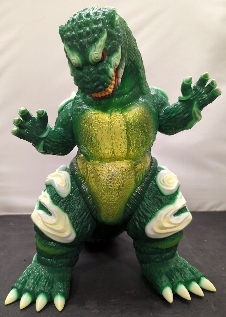 T-BASE GODZILLA VINYL ART BURNING COLLECTION Frog Tree ゴジラ1995 浮世絵 翠