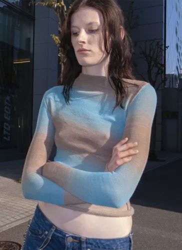 PERVERZE Double Face Knit Tops パーバーズ ダブルフェイス ニット トップス 新品未使用