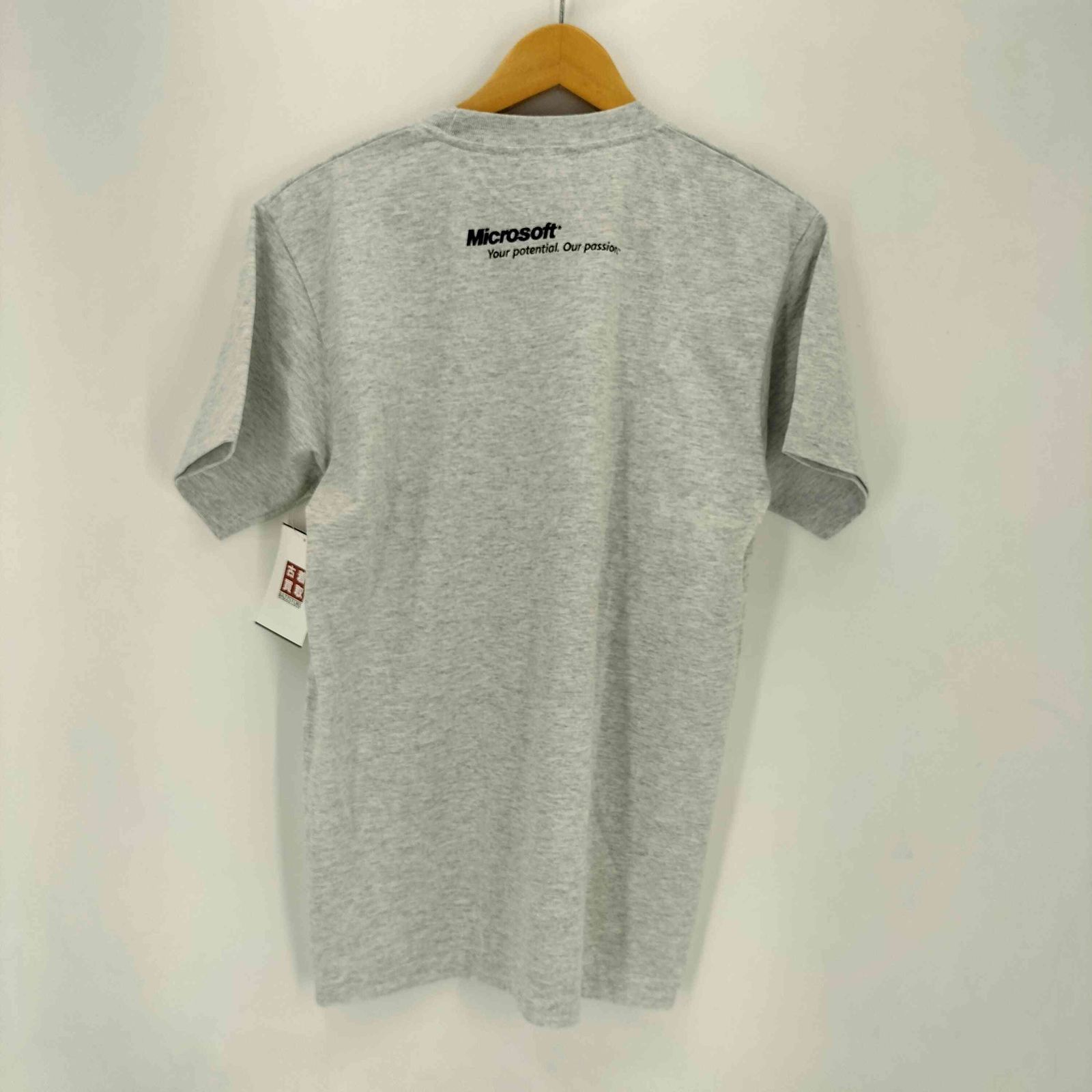 ユーズドフルギ USED古着 企業ロゴプリント クルーネックTシャツ