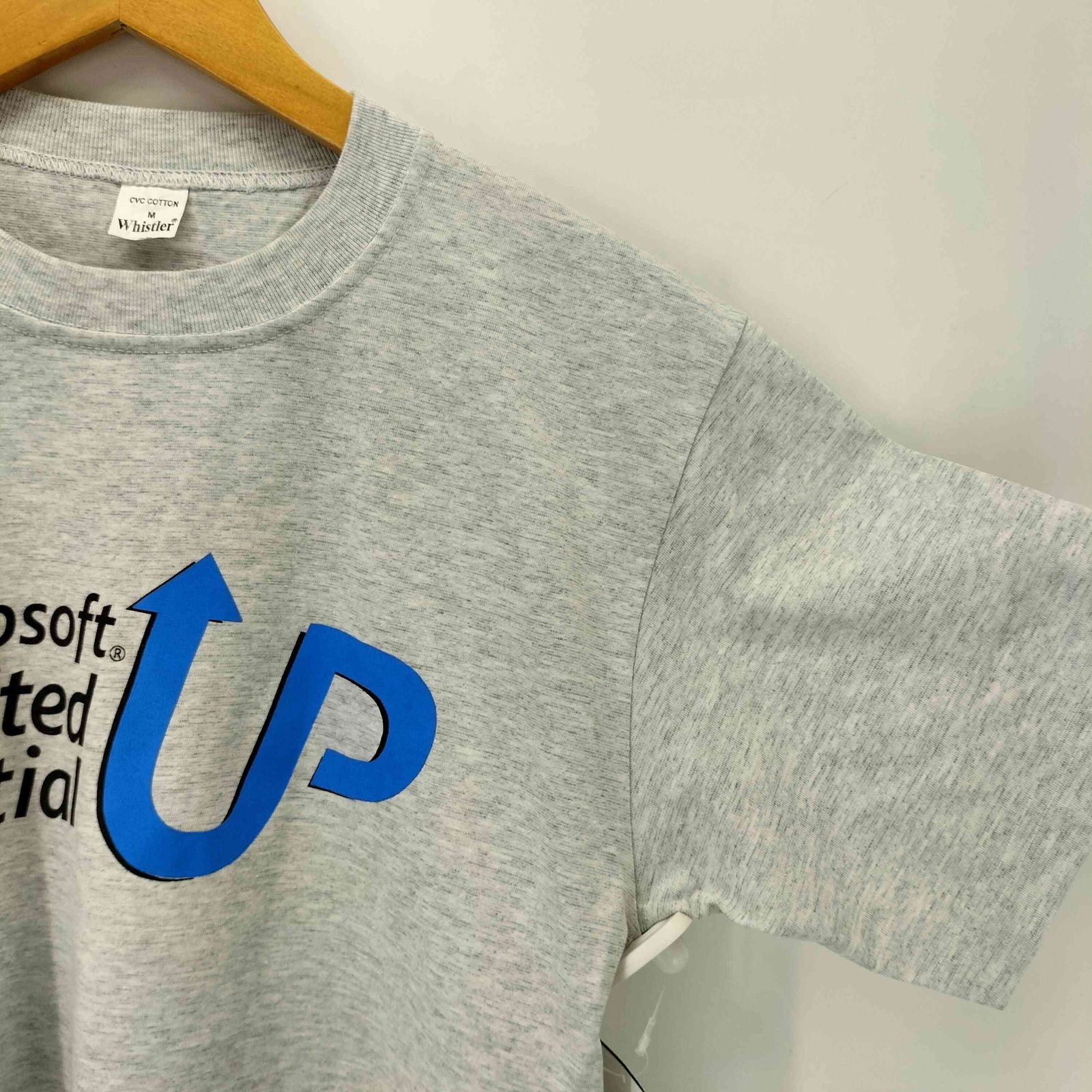ユーズドフルギ USED古着 企業ロゴプリント クルーネックTシャツ