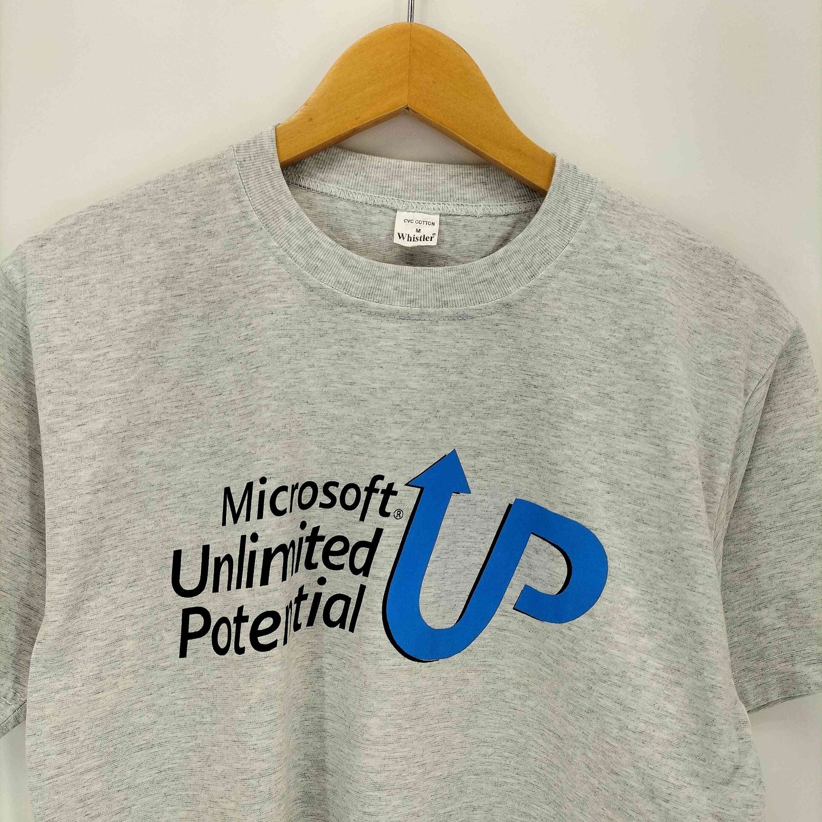 ユーズドフルギ USED古着 企業ロゴプリント クルーネックTシャツ