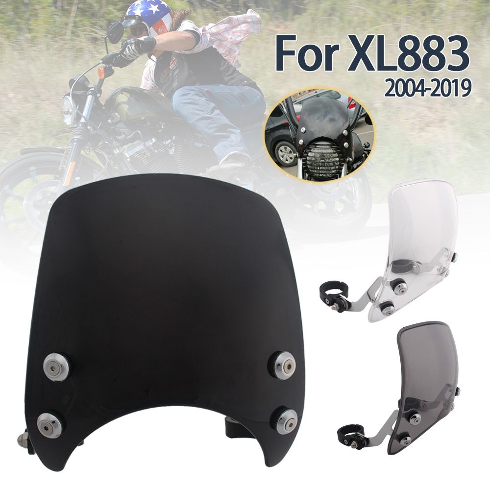 ハーレー用ウィンドデフレクター 883/XL883/XL1200 2004-2019 39mm-41mm