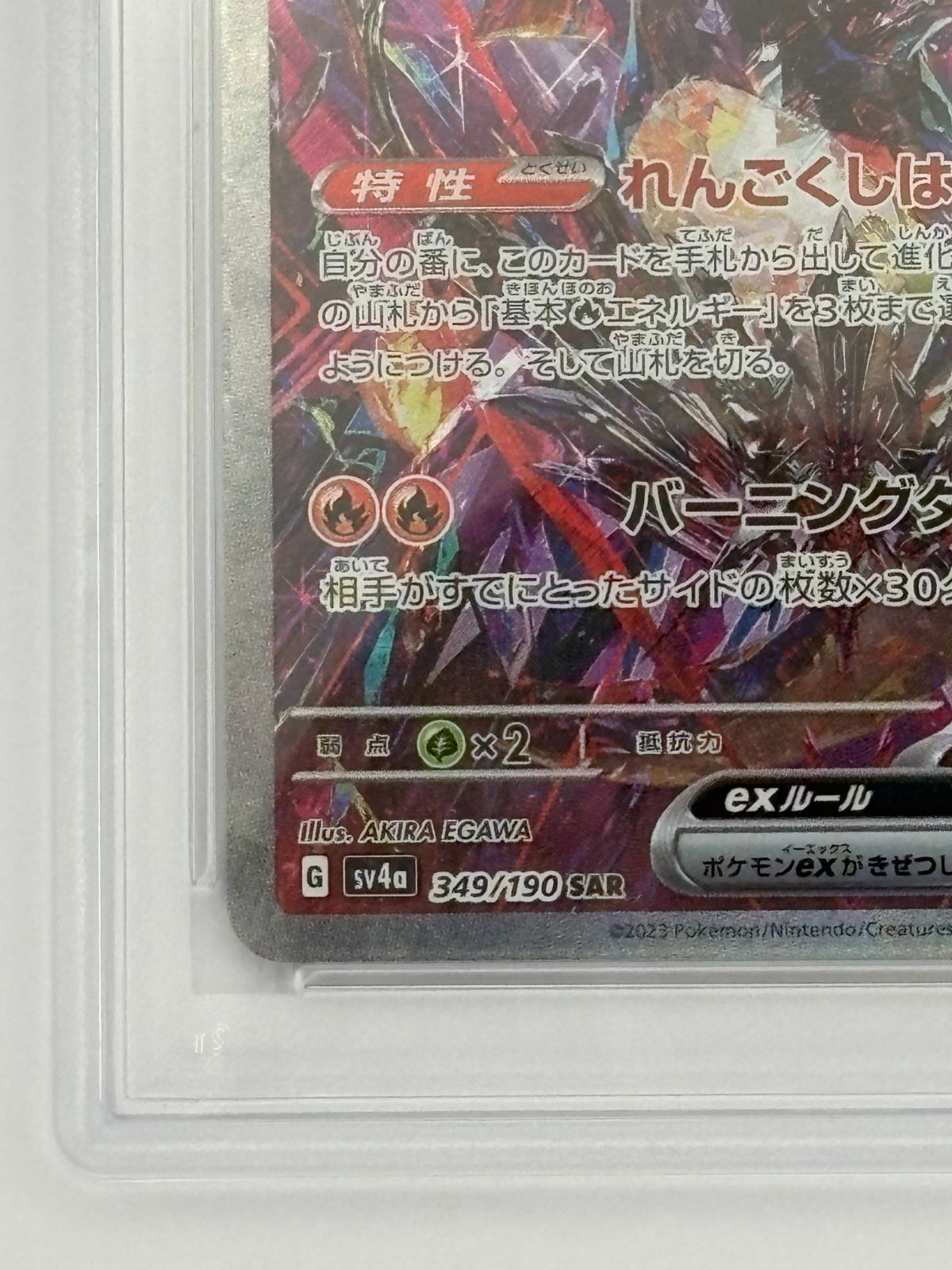 PSA10】リザードンex SAR SV4a 349/190 ポケモンカード - メルカリ
