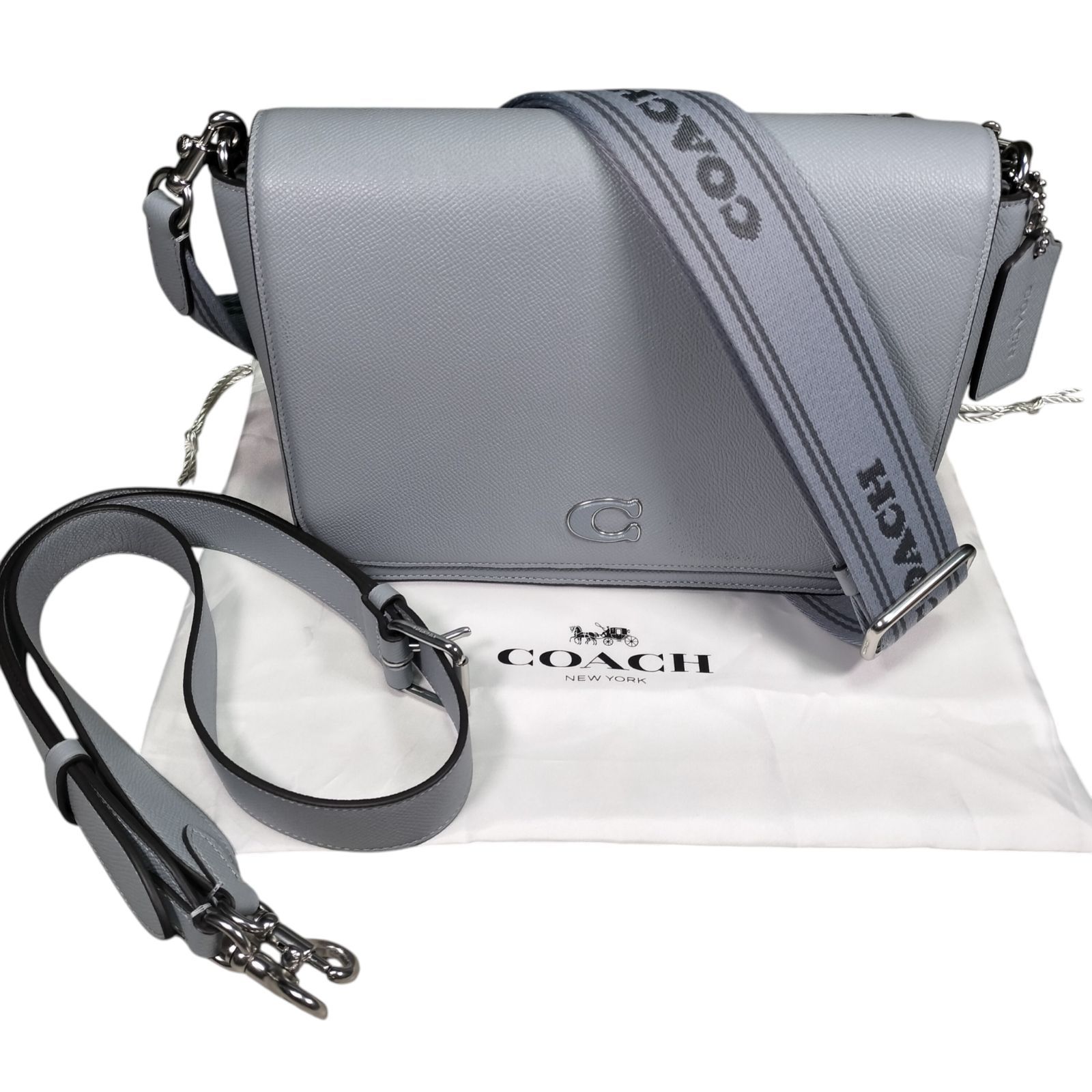COACH コーチ 2way メッセンジャー バッグ シグネチャー キャンバス