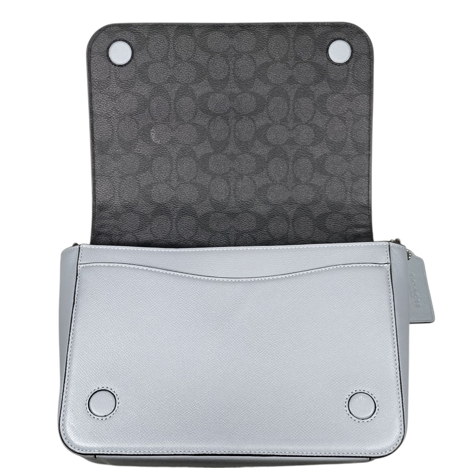 COACH コーチ 2way メッセンジャー バッグ シグネチャー キャンバス