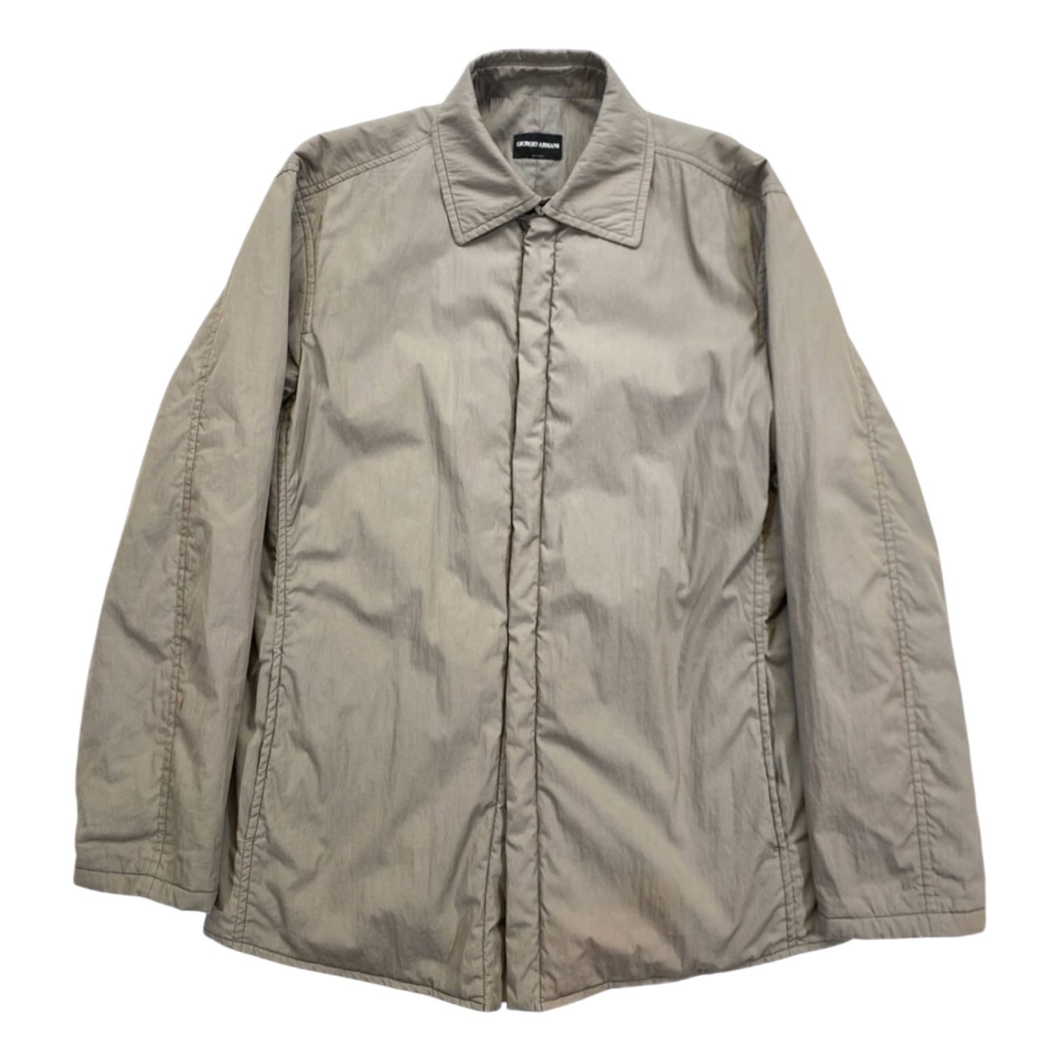 00s GIORGIO ARMANI Made in Italy Cotton/Nylon Padded Shirt Jacket