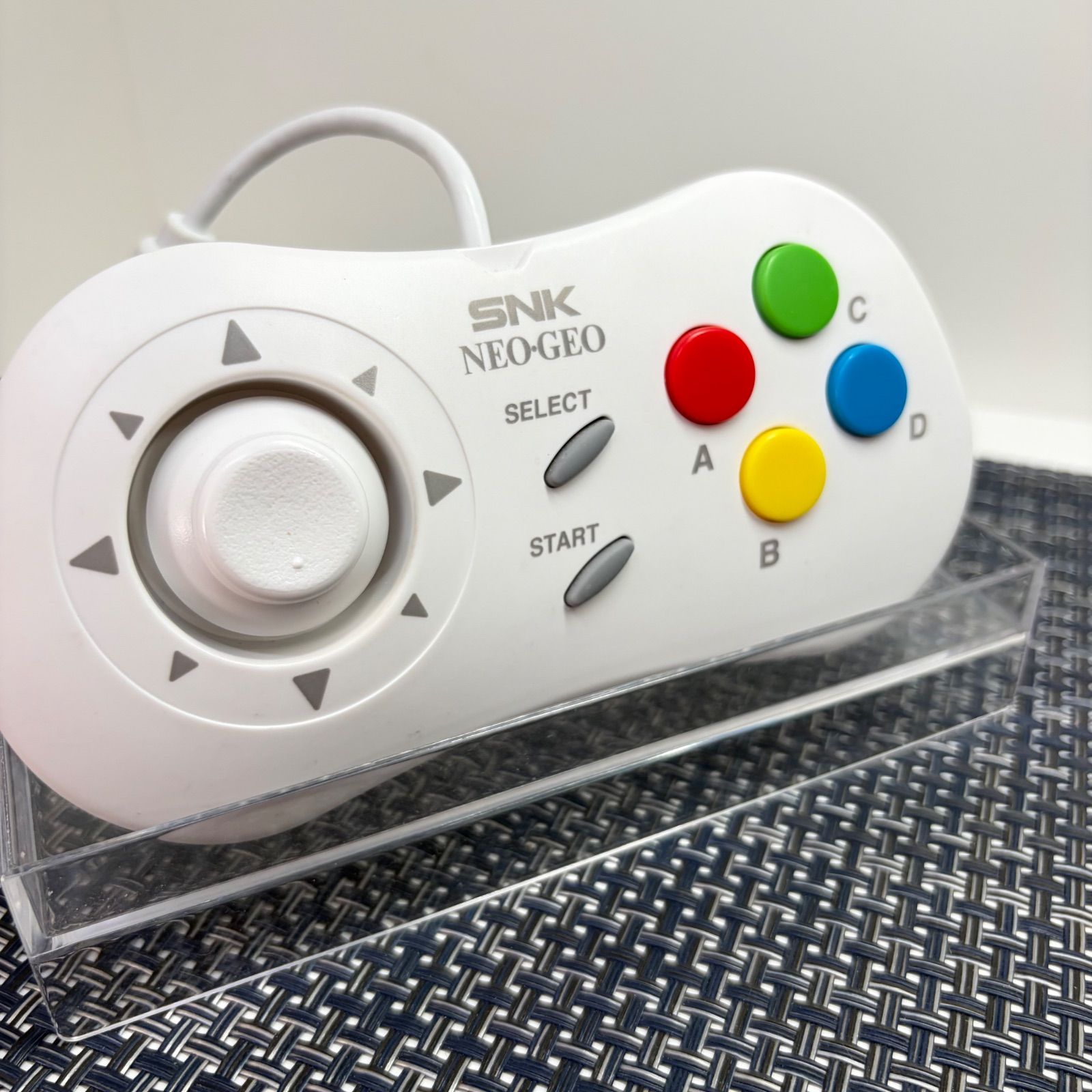 動作確認済】SNK NEOGEO mini コントローラー ホワイト ネオジオミニ