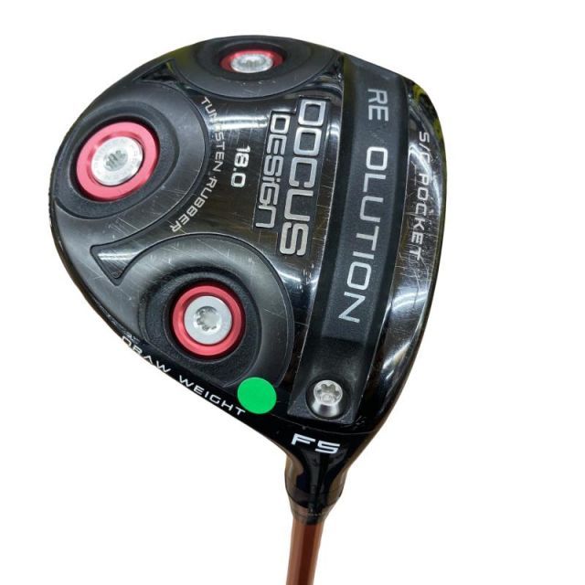 【中古】 DOCUS DOCUS DESIGN REVOLUTION F5 フェアウェイウッド FW リシャフト (フレックスその他) メンズ 男性用 右利き 右用 Cランク ゴルフクラブ