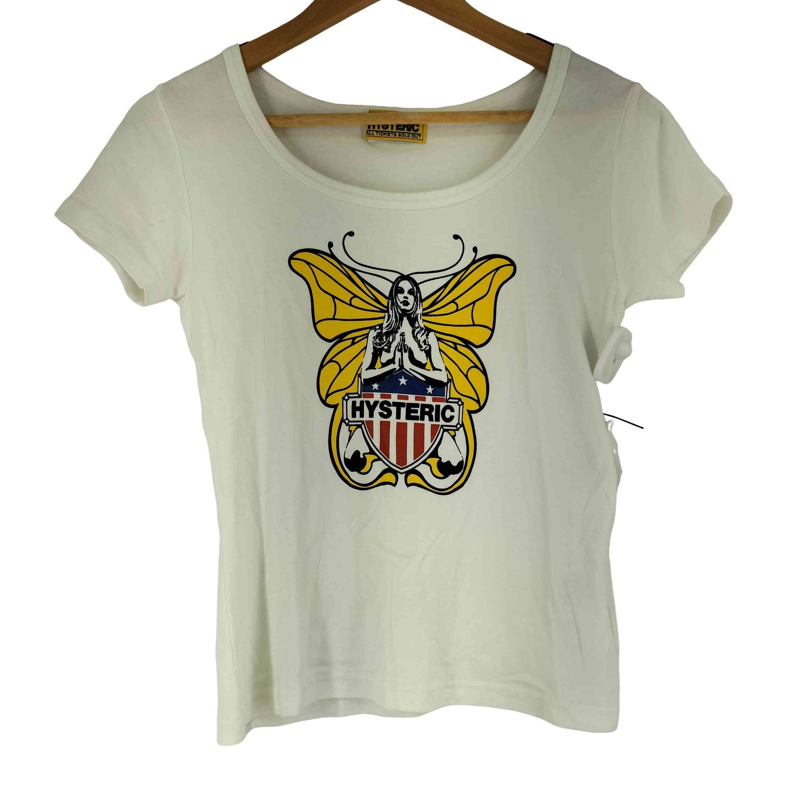ヒステリックグラマー HYSTERIC GLAMOUR BUTTERFLY チビTシャツ レディース 表記無