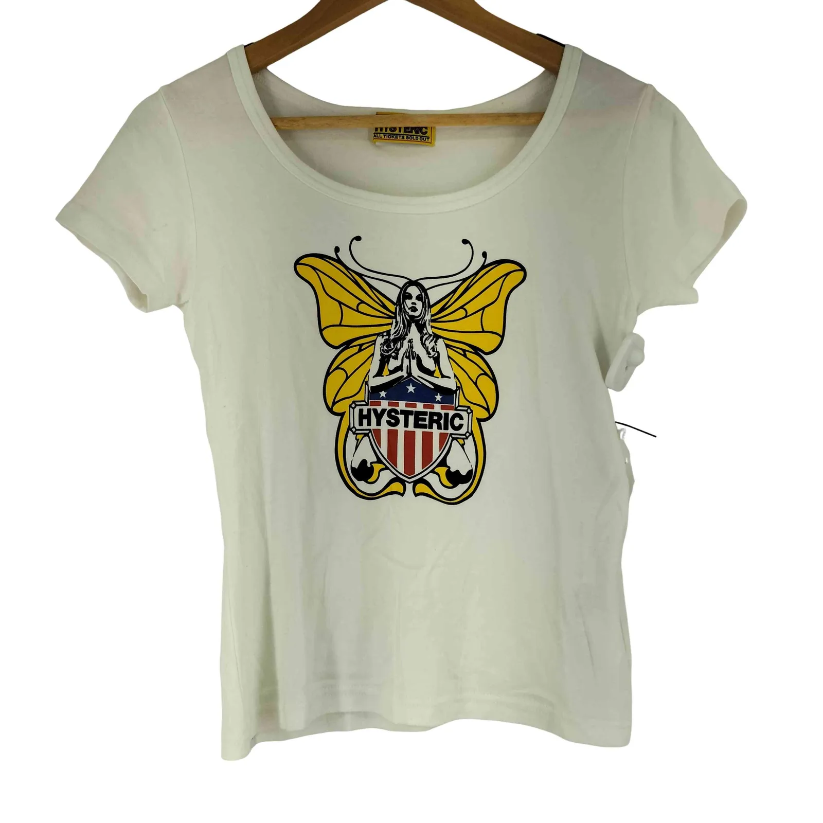 ヒステリックグラマー HYSTERIC GLAMOUR BUTTERFLY チビTシャツ