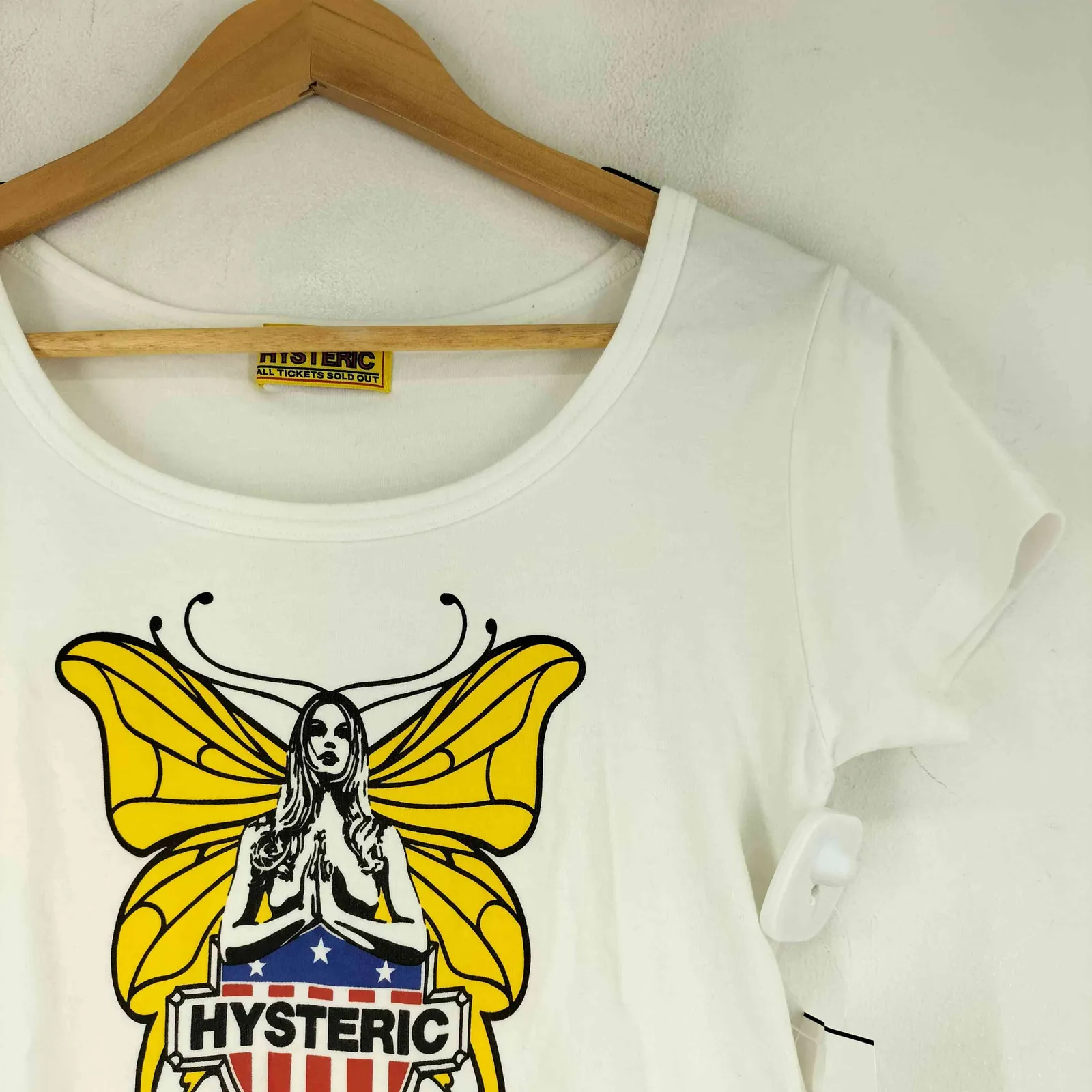 ヒステリックグラマー HYSTERIC GLAMOUR BUTTERFLY チビTシャツ