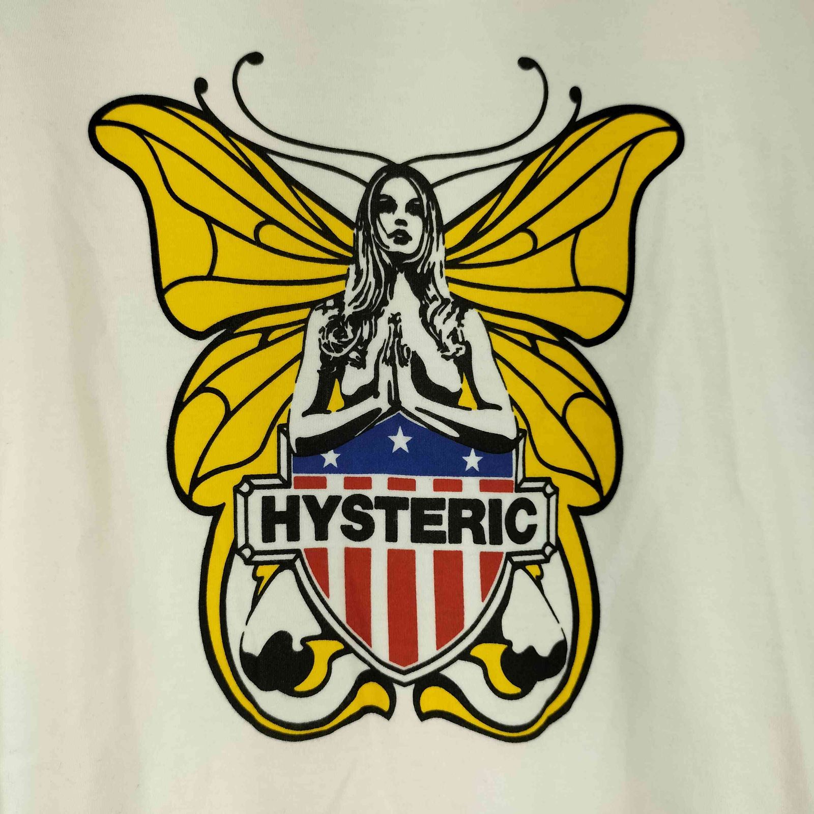 ヒステリックグラマー HYSTERIC GLAMOUR BUTTERFLY チビTシャツ