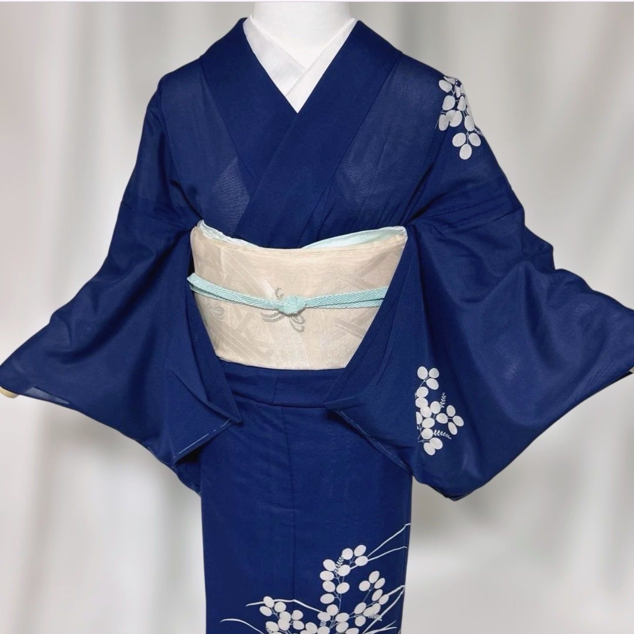 未着用 夏着物 訪問着 フルセット 東レ 絽 夏帯 夏帯締め 夏帯揚げ