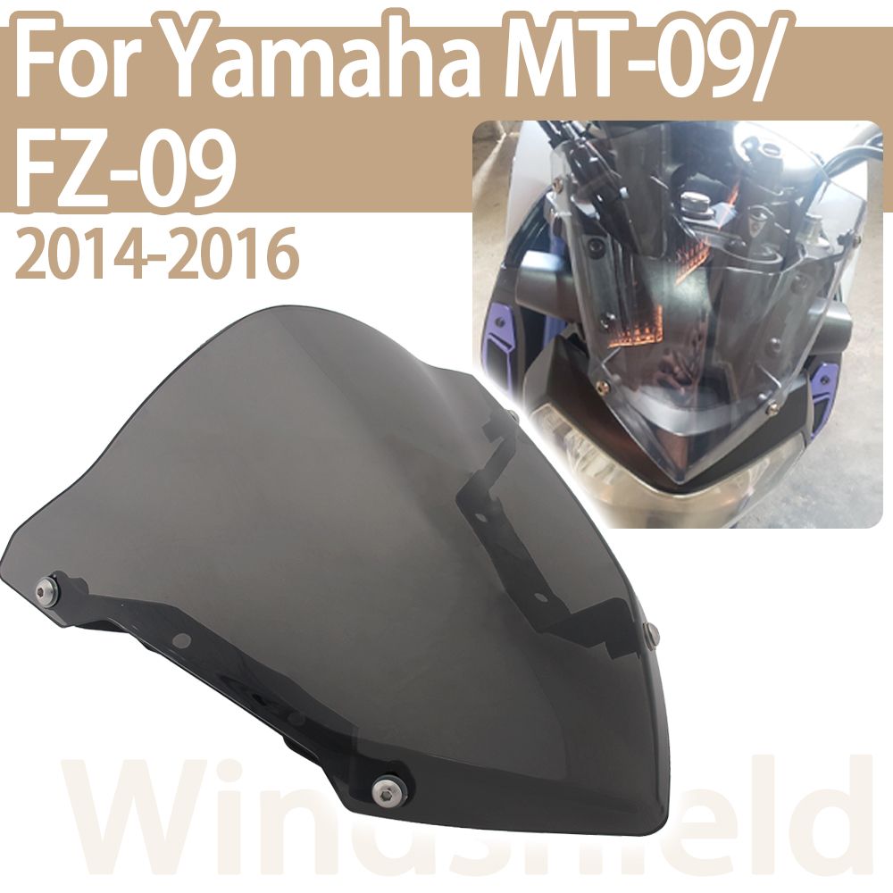 ヤマハ MT-09/FZ-09 2014-2016 用 ウインドシールド アクセサリー