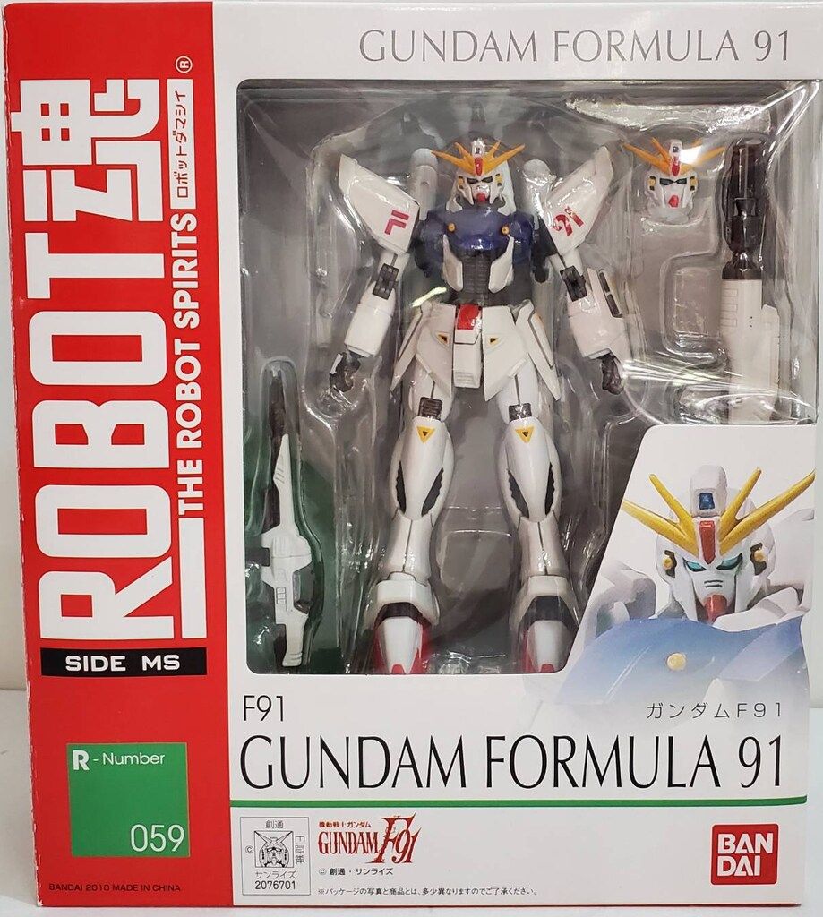 BANDAI - BANDAI ROBOT魂(SIDE MS) ガンダムF91 未開封品 バンダイ ROBOT魂<SIDE MS> 機動戦士ガンダムF91 ガンダムF91 059