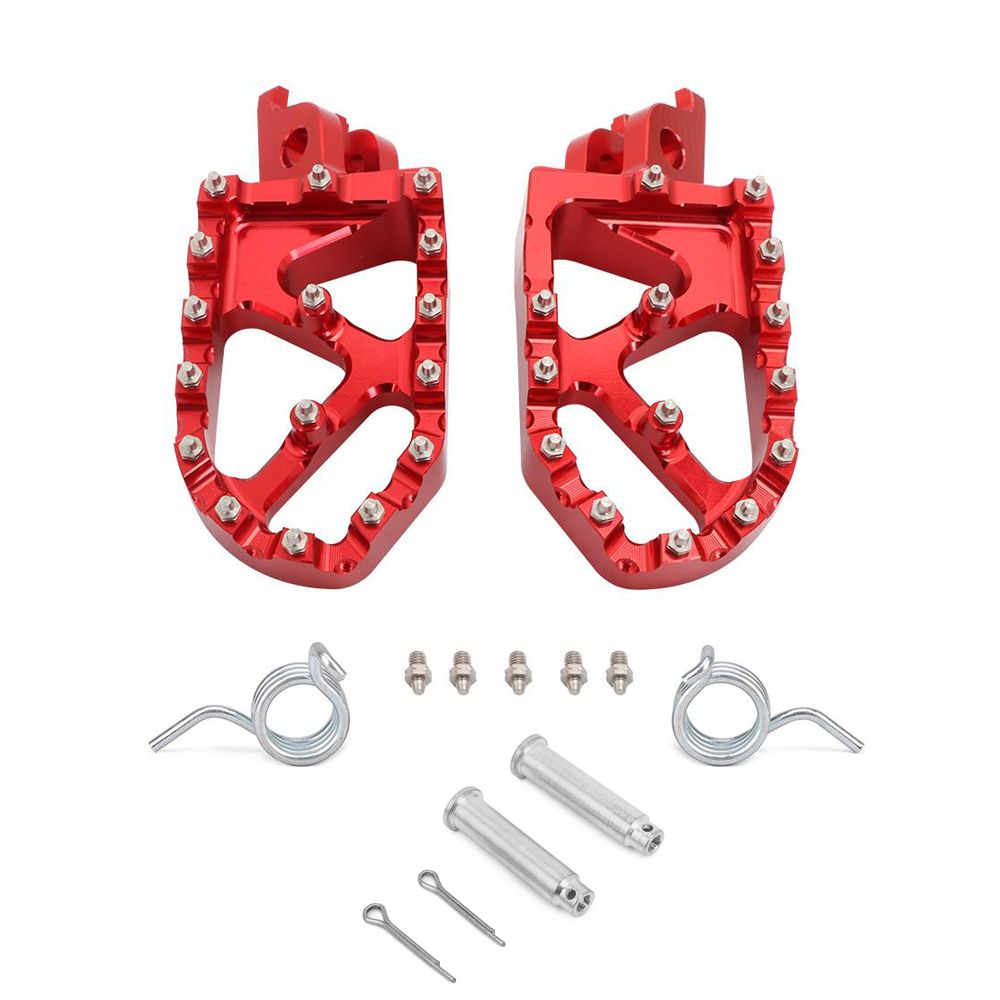 ホンダ CR125/250・カワサキ KX 用 フットレストペダル CNC アルミ製