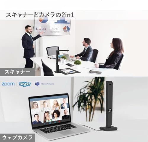 CZUR Lens_Pro ドキュメントスキャナー｜A4対応 1200万画素 高速