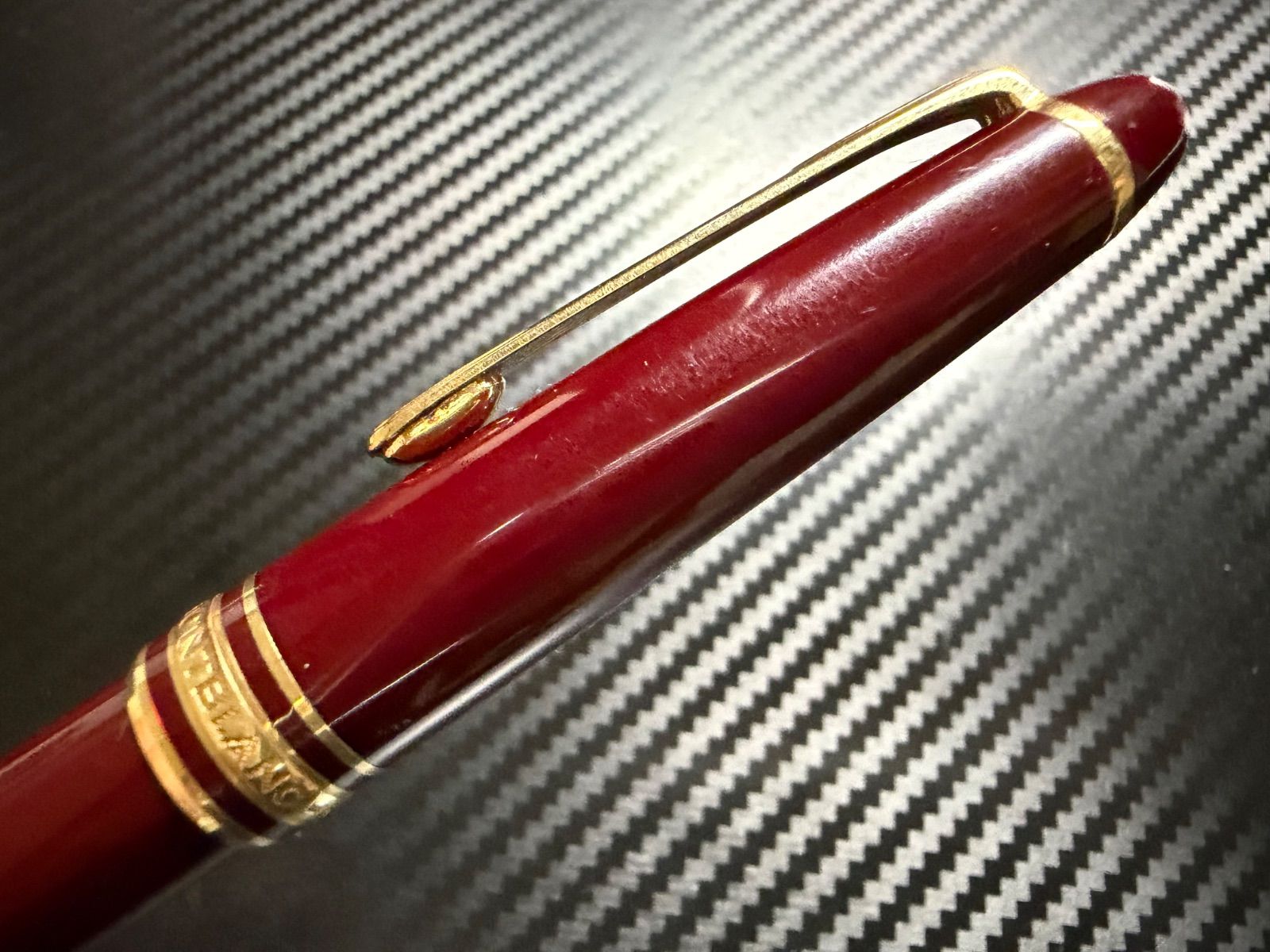 ◾️ボルドー美品◾️モンブラン◾️マイスターシュテュッククラシック164 ボールペン◾️ モンブラン montblanc マイスターシュテュック 164 クラシック