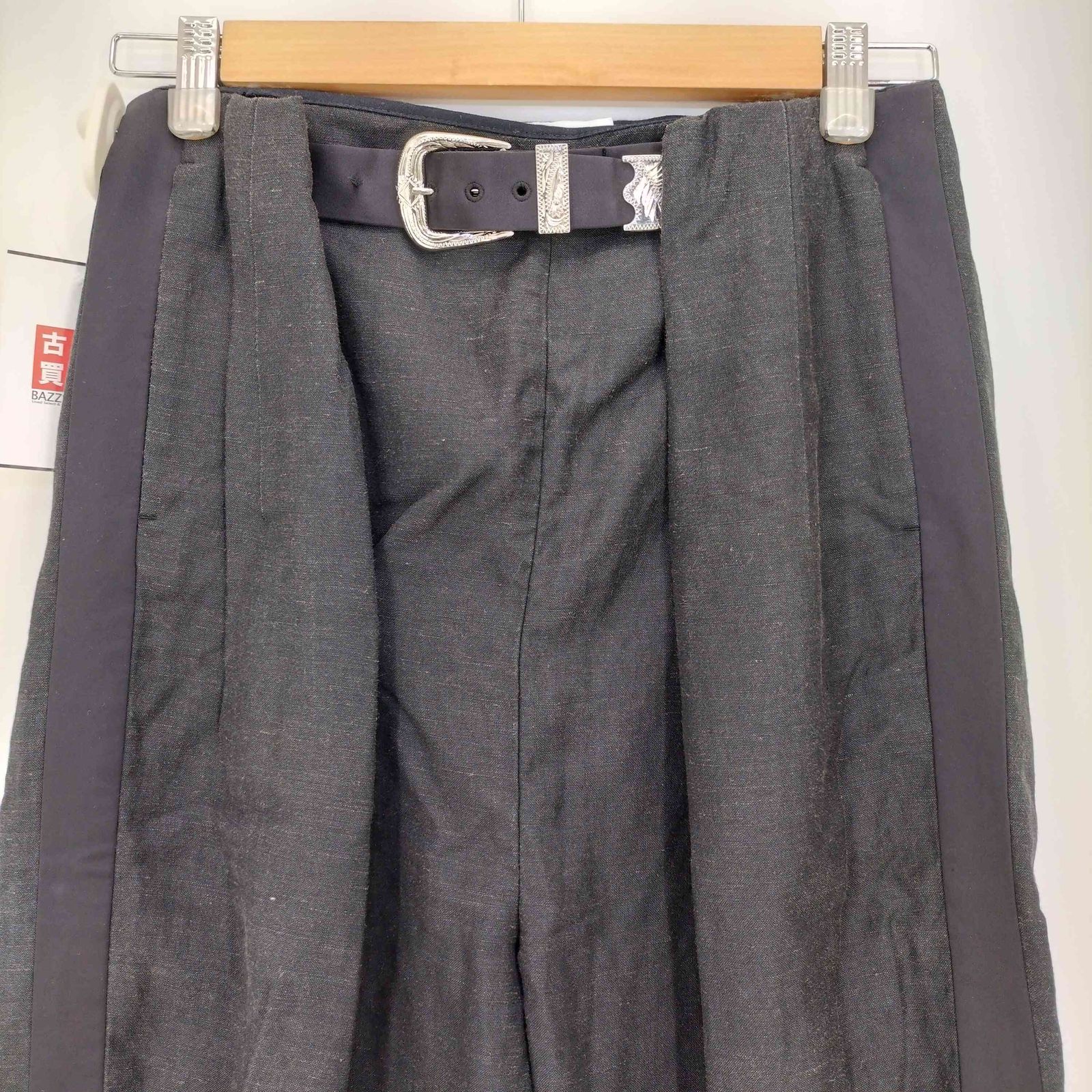 トーガプルラ TOGA PULLA シャンブレーウールパンツ レディース JPN