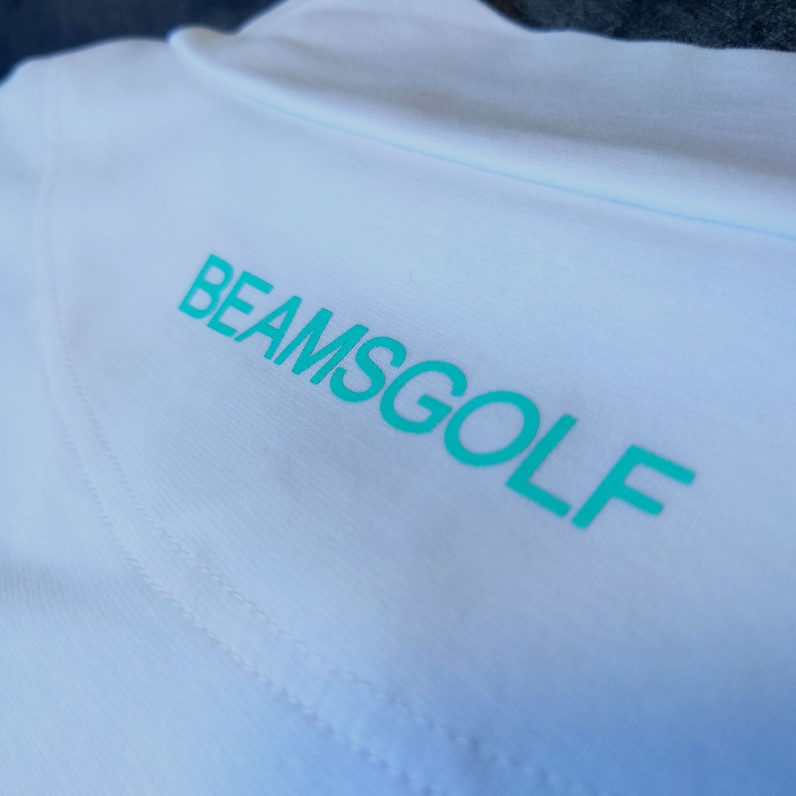 極美品 BEAMS GOLF BMG モックシャツ モックネック 半袖 ショート
