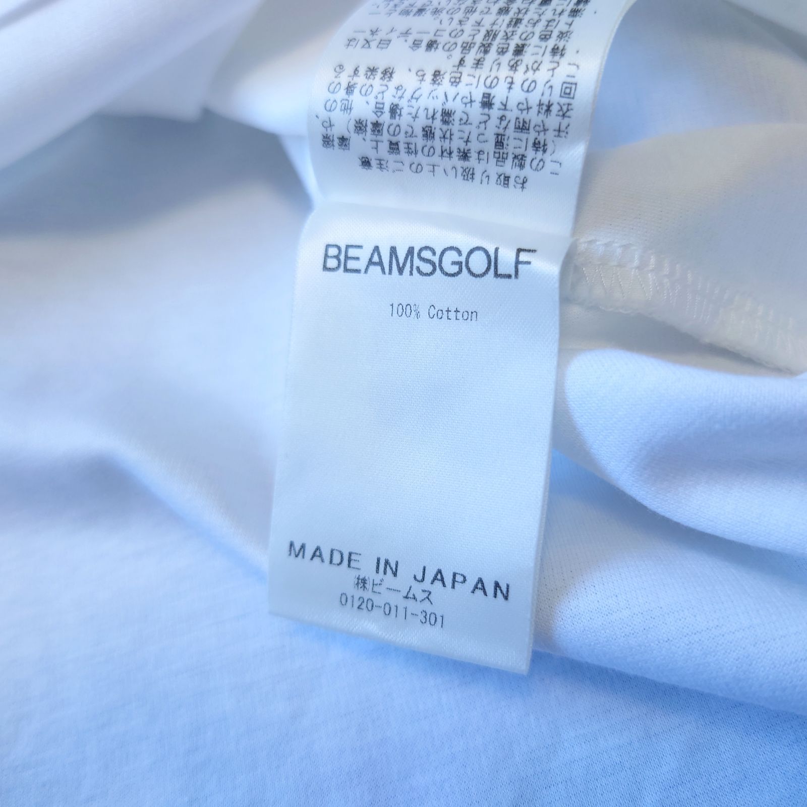 極美品 BEAMS GOLF BMG モックシャツ モックネック 半袖 ショート