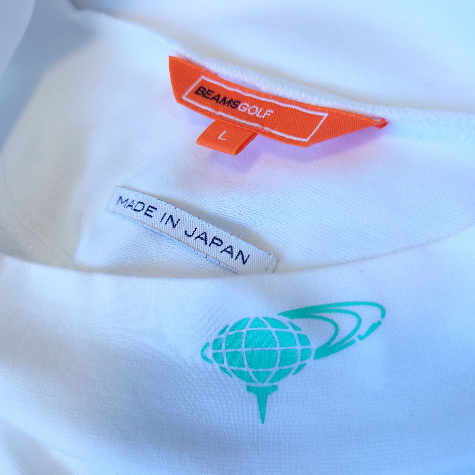 極美品 BEAMS GOLF BMG モックシャツ モックネック 半袖 ショート