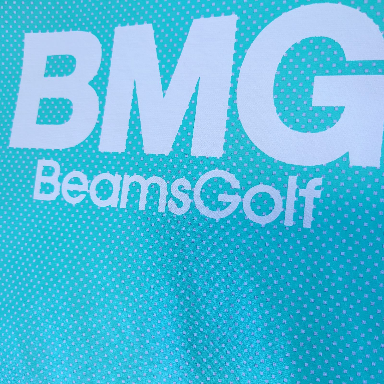 極美品 BEAMS GOLF BMG モックシャツ モックネック 半袖 ショート