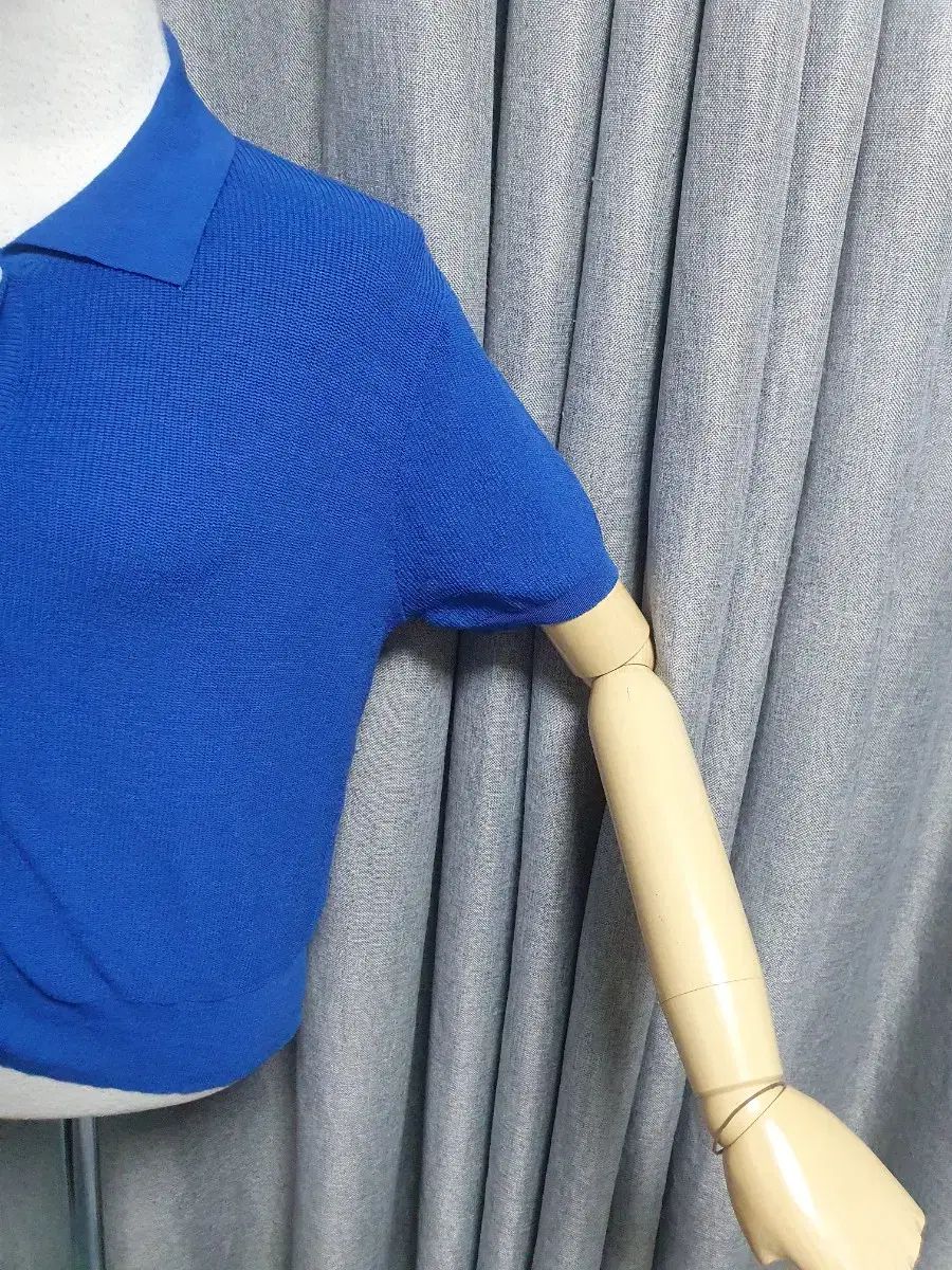 コバルトブルー KARA 夏ニットカーディガン
