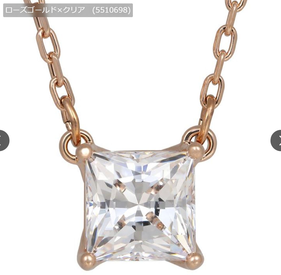 ほぼ新品 スワロフスキー Swarovski 一粒 Attract ネックレス - メルカリ