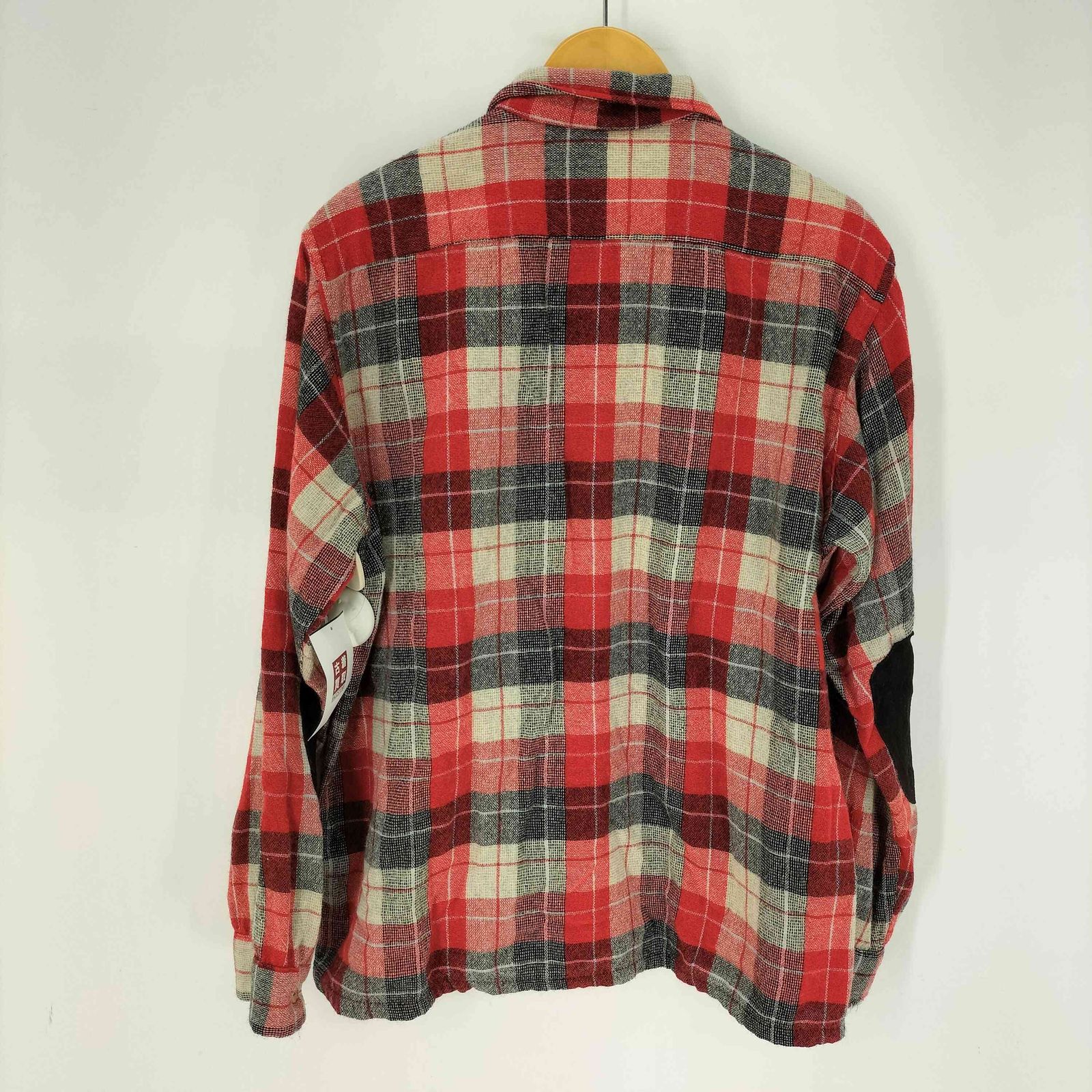 USED古着(ユーズドフルギ) 50s タータンチェック 長袖 シャツ メンズ ユーズドフルギ USED古着 Personality 50-60s 三角タグ ウール