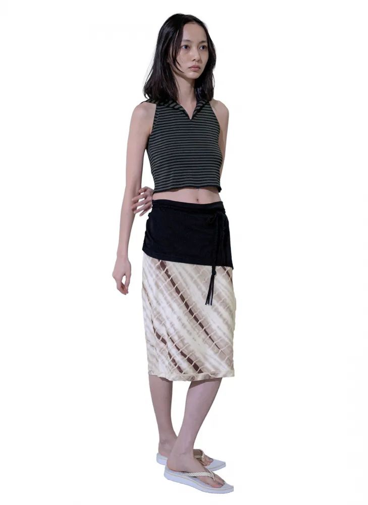 PERVERZE Braid Belt Layered Skirt パーバーズ　ブレイド　ベルト　レイヤード　スカート 新品未使用