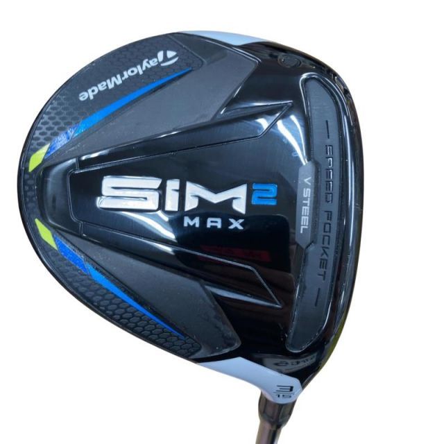 【中古】 テーラーメイド SIM2 MAX 3W フェアウェイウッド FW TENSEI BLUE TM50(SIM2 FW) (フレックスR) メンズ 男性用 右利き 右用 Cランク ゴルフクラブ