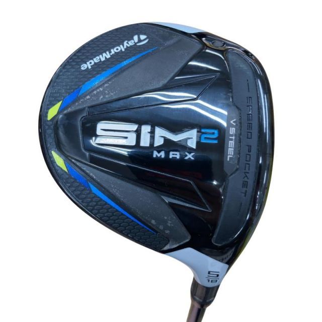 【中古】 テーラーメイド SIM2 MAX 5W フェアウェイウッド FW TENSEI BLUE TM50(SIM2 FW) (フレックスR) メンズ 男性用 右利き 右用 Cランク ゴルフクラブ