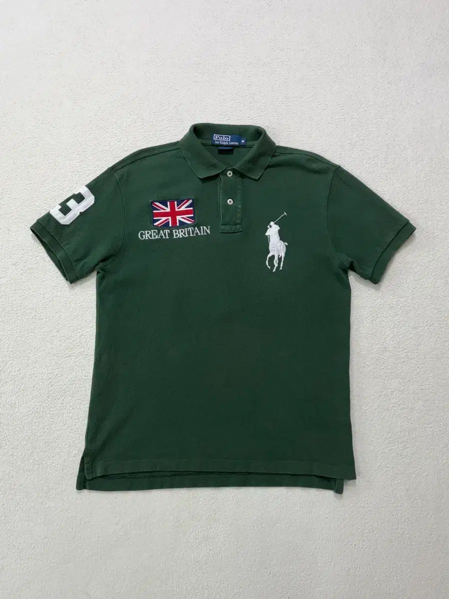 ポロ ビッグポニー チーフキーフ ブリテン グリーン カラーTシャツ