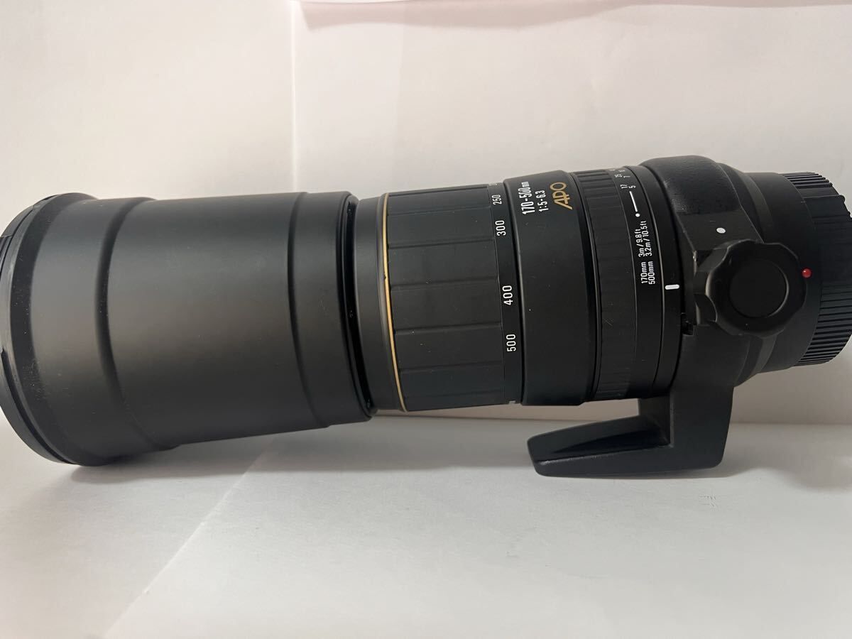 シグマ APO 170-500㎜ F5-6.3 ミノルタ用 ズームレンズ ☆極上美品☆SIGMA シグマ APO 170-500mm F5-6.3 rf ソニー・ミノルタ