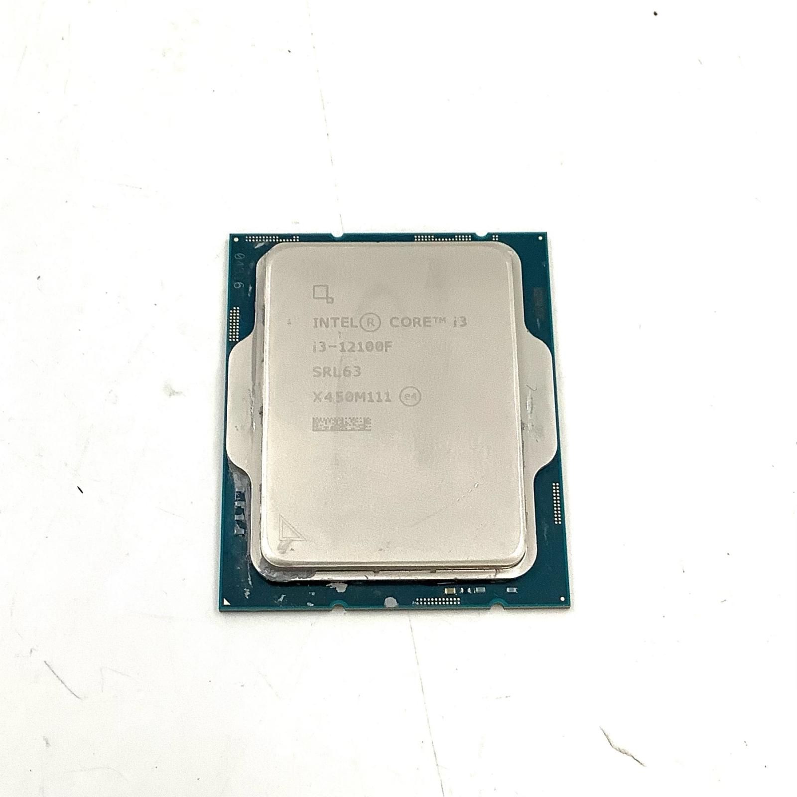Intel Core i3-12100F CPU 動作確認済 やや傷や汚れあり - メルカリ