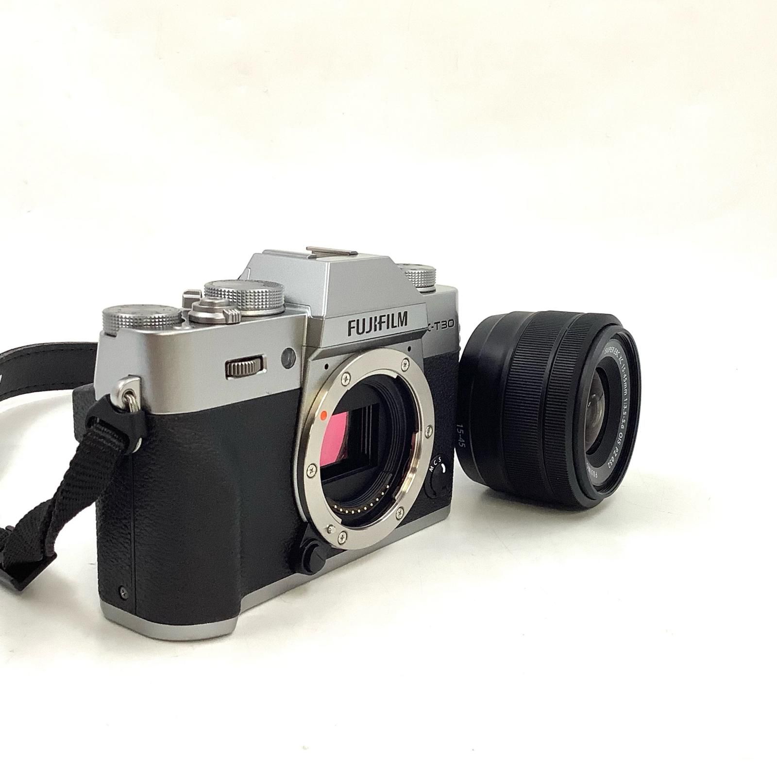 全額返金保証】【最速発送】FUJIFILM デジタル一眼 X-T30 15-45mm
