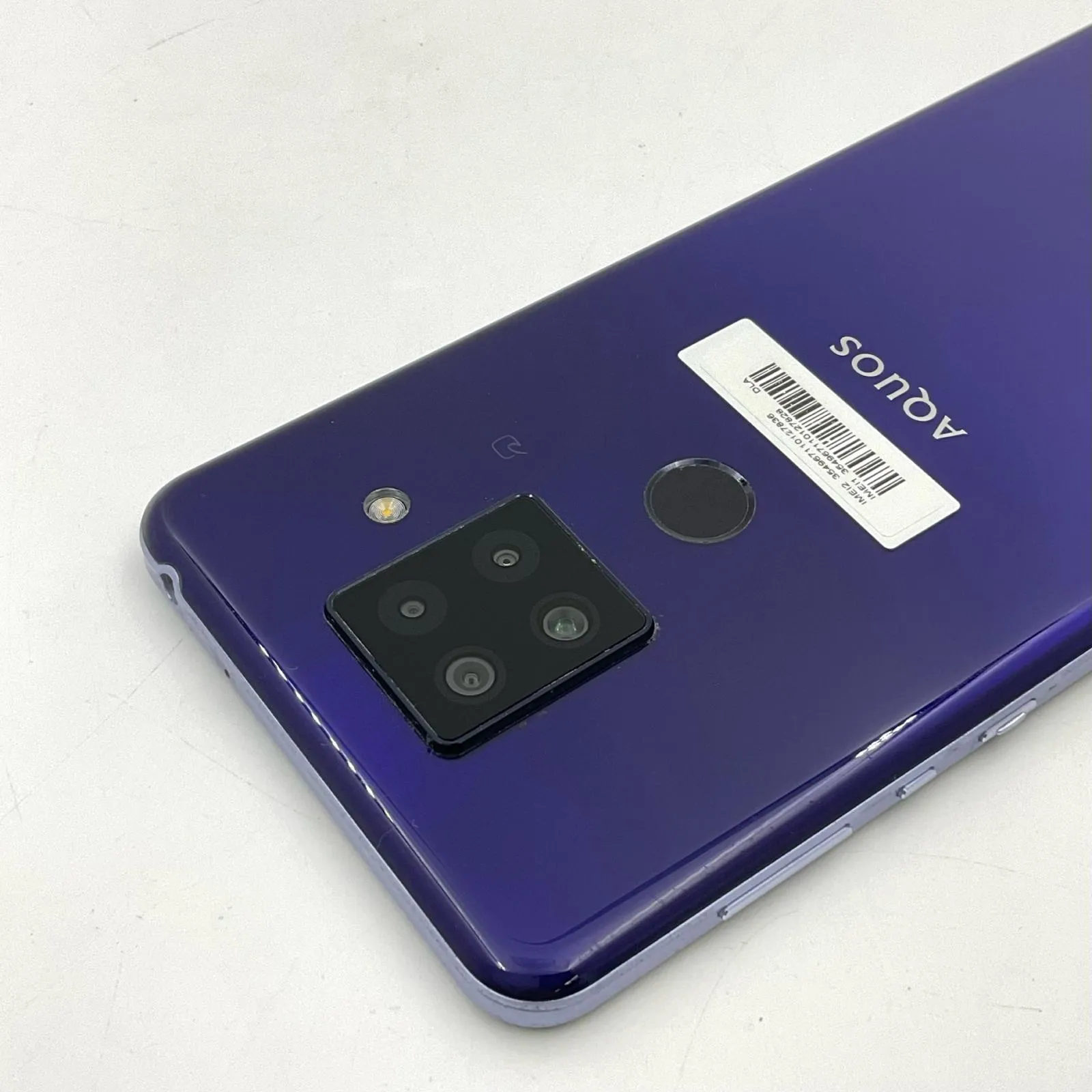 全額返金保証】【最速発送】SHARP AQUOS sense4 Plus パープル 楽天