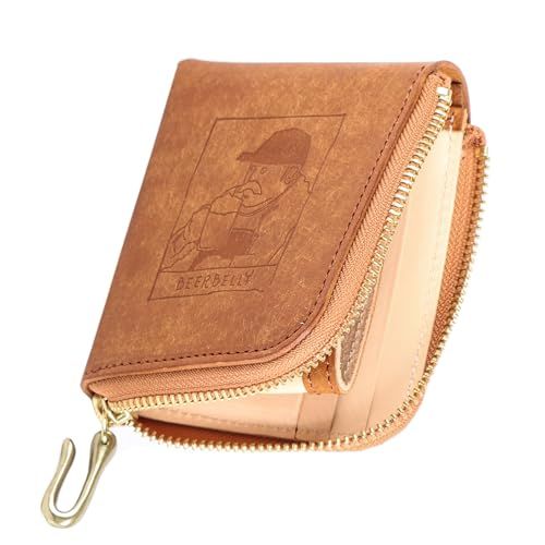 [BEERBELLY] 財布 二つ折り財布 ビアベリー SMALL ROUND WALLET 財布 本革 ビアベリー おじさん コンパクト メンズ レディース プレゼント (コニャック（プエブロ）)pms 14ad9825