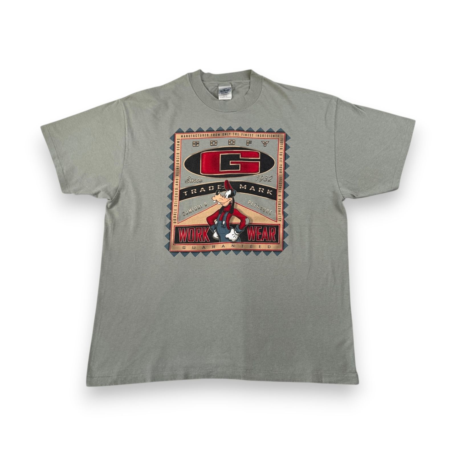 90s ディズニー グーフィー ビンテージ Tシャツ USA製 goofy disney カーキ 半袖 古着 y2k XL 大きめ くすみカラー disney d-x-2505-014 8,360円